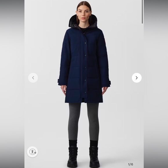Canada Goose Shelburne Parka Atlantic Navy Small - Picture 2 of 16